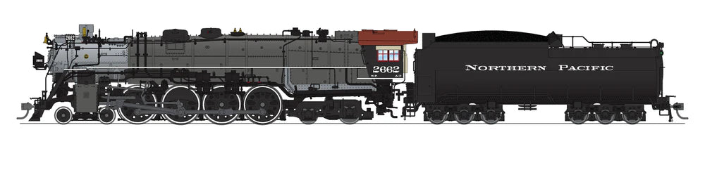 Broadway Limited Imports, HO Scale, 6964, A-3, 4-8-4, Northern Pacific, (Post-1947), #2662