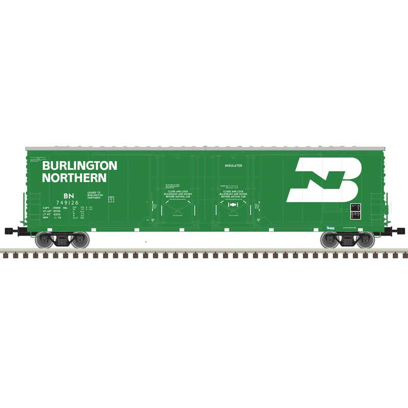 Atlas, HO 20006775, 53' Double Plug Door Box Car, Burlington Northern, #749125