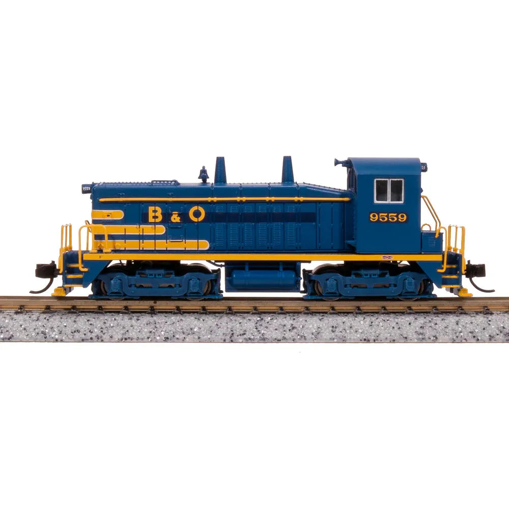 Broadway Limited, 7482, N Scale, NW2, B&O, Pere Marquette Scheme, #9559, Paragon4 Sound/DC/DCC