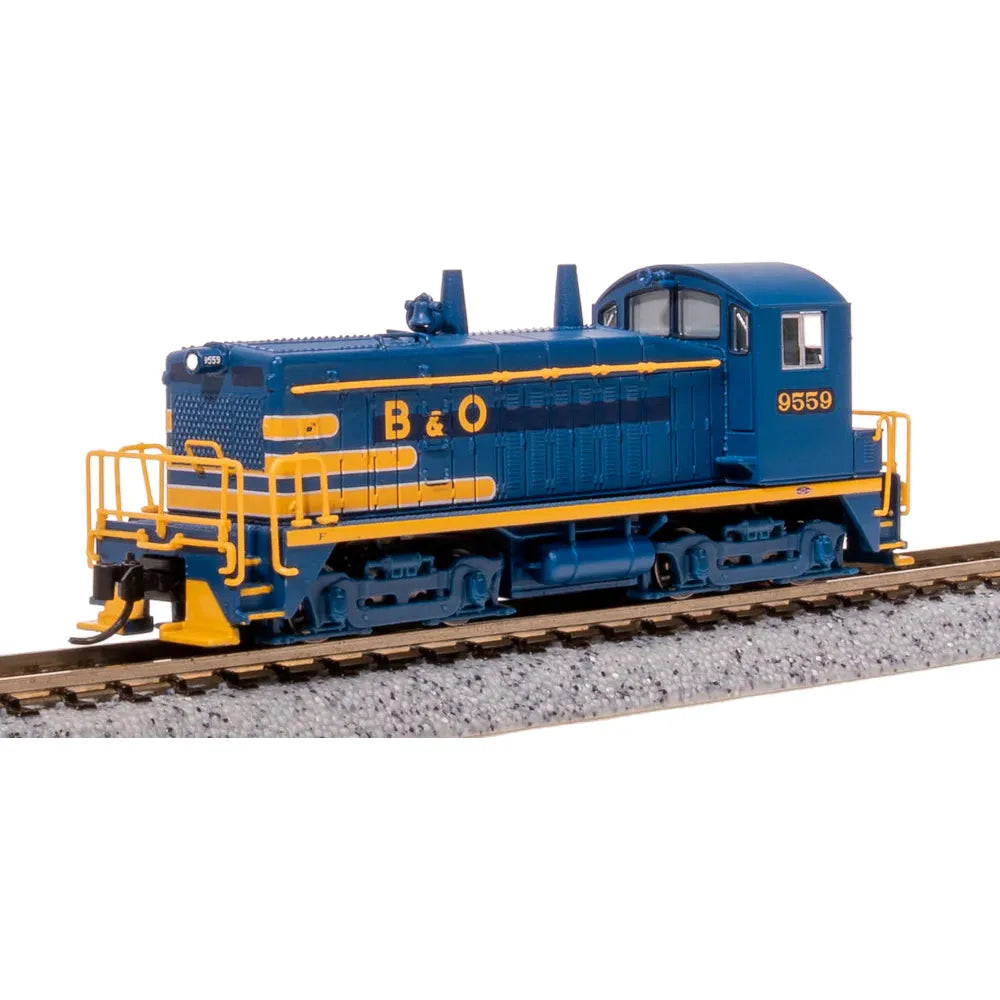 Broadway Limited, 7482, N Scale, NW2, B&O, Pere Marquette Scheme, #9559, Paragon4 Sound/DC/DCC