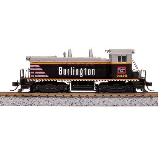 Broadway Limited, 7486, N Scale, NW2, CBQ, #8407B, Paragon4 Sound/DC/DCC
