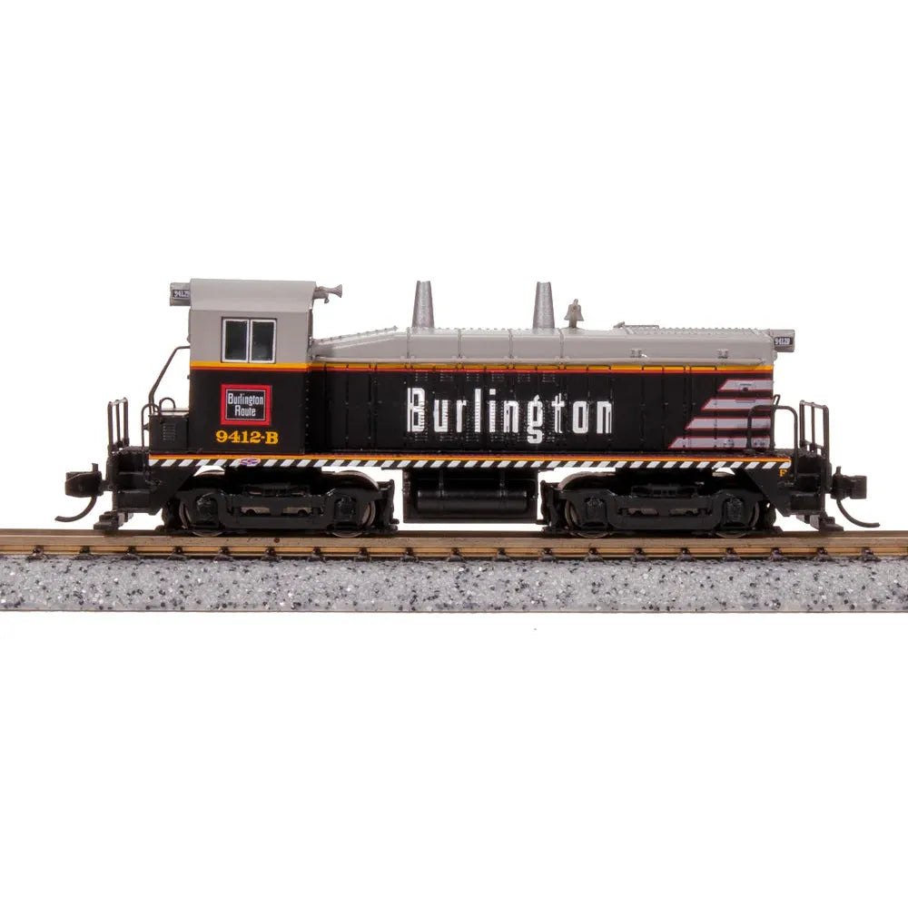 Broadway Limited, 7486, N Scale, NW2, CBQ, #8407B, Paragon4 Sound/DC/DCC