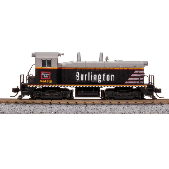 Broadway Limited, 7486, N Scale, NW2, CBQ, #8407B, Paragon4 Sound/DC/DCC