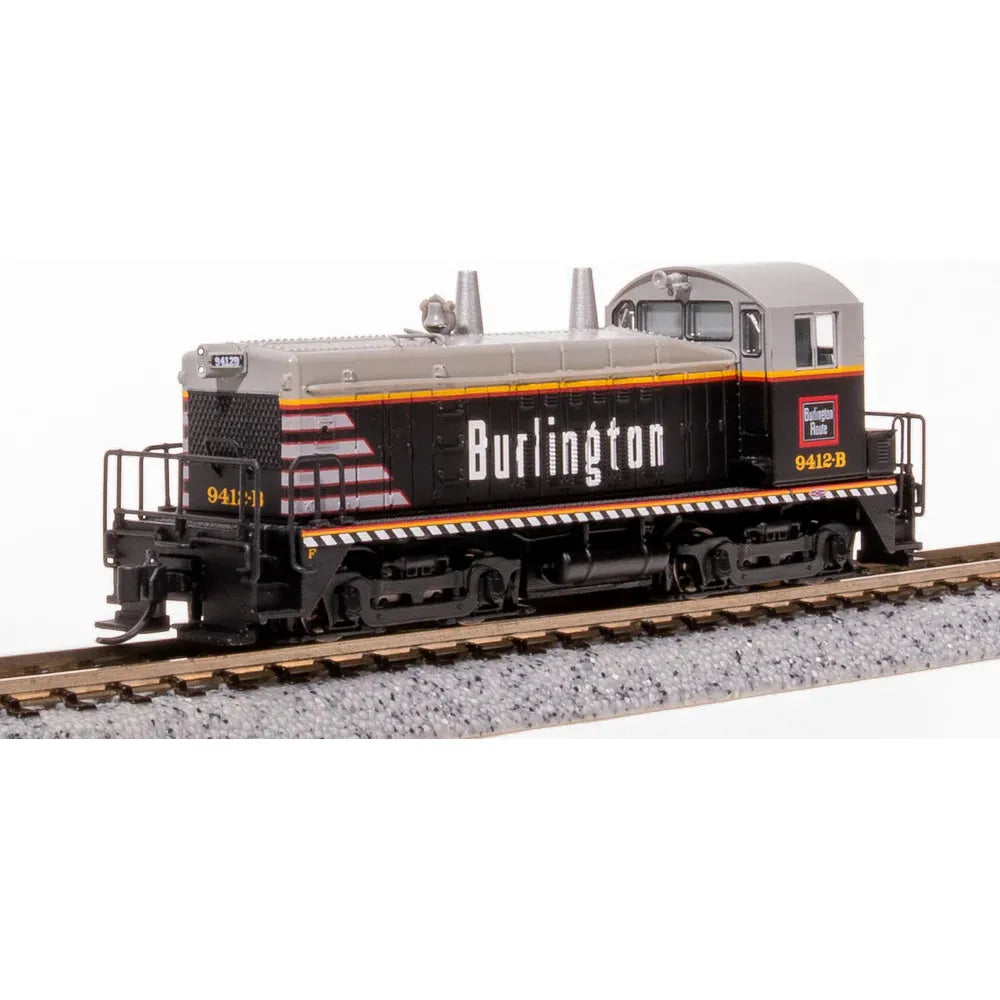 Broadway Limited, 7486, N Scale, NW2, CBQ, #8407B, Paragon4 Sound/DC/DCC