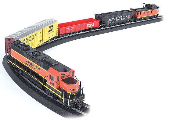 Bachmann, HO Scale, 00706, Rail Chief Set with E-Z Track