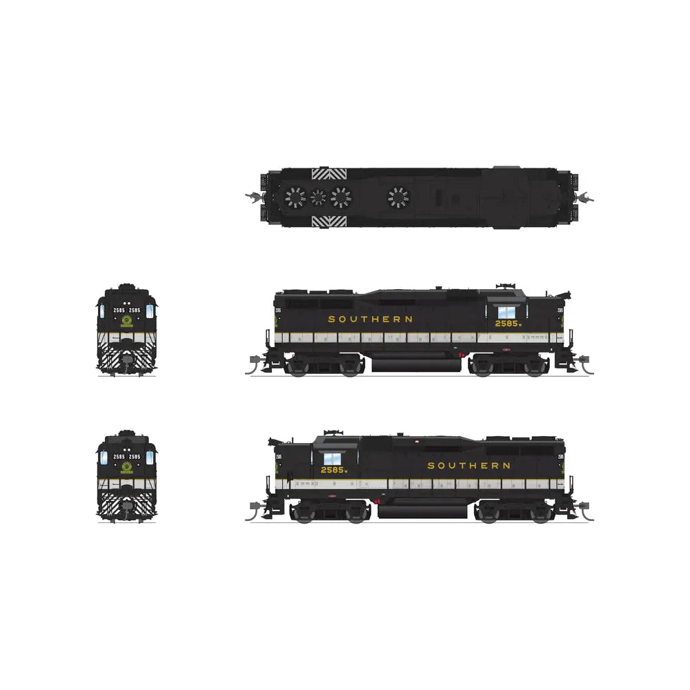 Broadway Limited Imports, HO Scale, 7579, EMD GP30, Southern, #2588