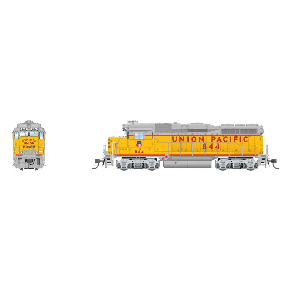 Broadway Limited Imports, HO Scale, 7580, EMD GP30, Union Pacific, #844