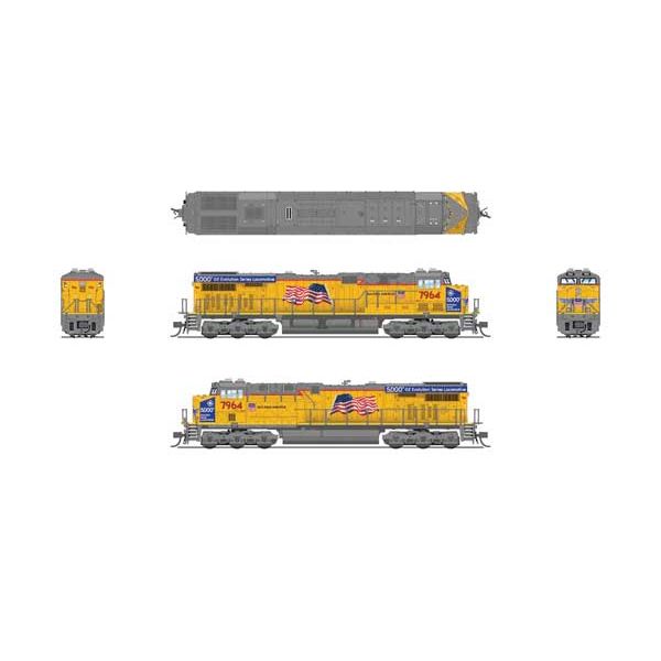 Broadway Limited Imports, 9896, N Scale, GE ES44AC, Union Pacific, 5,000 GEVO Paint, #7964, DCC And Sound