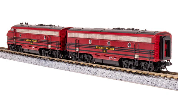 Broadway Limited Imports, 7722, N Scale, EMD F3 A/B Set, Lehigh Valley, #510/511