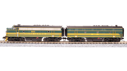 Broadway Limited Imports, 7723, N Scale, EMD F3 A/B Set, Main Central , #683/671B