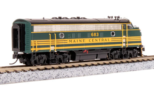 Broadway Limited Imports, 7723, N Scale, EMD F3 A/B Set, Main Central , #683/671B