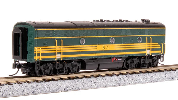 Broadway Limited Imports, 7723, N Scale, EMD F3 A/B Set, Main Central , #683/671B