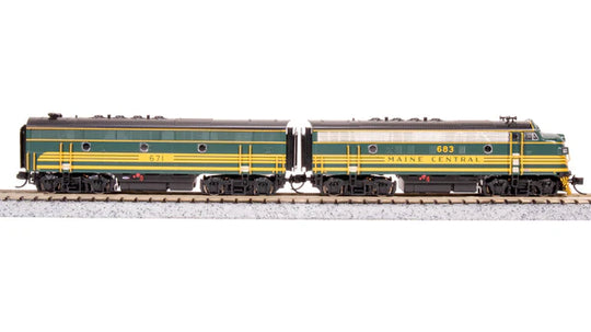 Broadway Limited Imports, 7723, N Scale, EMD F3 A/B Set, Main Central , #683/671B