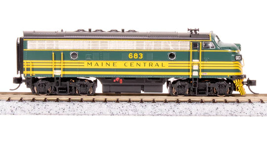 Broadway Limited Imports, 7723, N Scale, EMD F3 A/B Set, Main Central , #683/671B