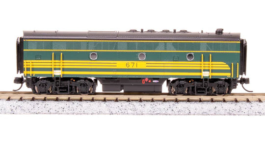 Broadway Limited Imports, 7723, N Scale, EMD F3 A/B Set, Main Central , #683/671B