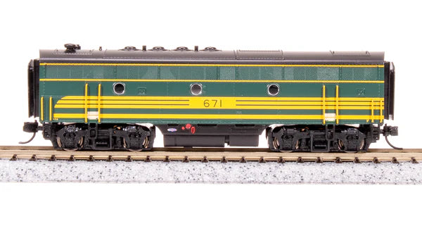 Broadway Limited Imports, 7723, N Scale, EMD F3 A/B Set, Main Central , #683/671B