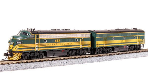 Broadway Limited Imports, 7723, N Scale, EMD F3 A/B Set, Main Central , #683/671B