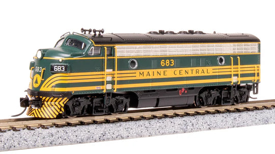 Broadway Limited Imports, 7723, N Scale, EMD F3 A/B Set, Main Central , #683/671B