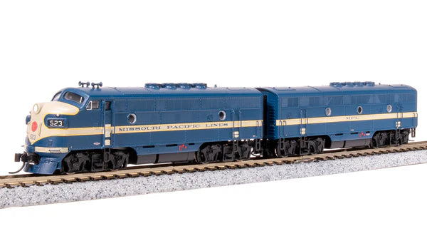 Broadway Limited Imports, 7724, N Scale, EMD F3 A/B Set, Missouri Pacific, #523/518B