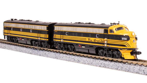 Broadway Limited Imports, 7754, N Scale, EMD F7 A/B Set, Denver, Rio Grande & Western, #5561/5562,, DCC & Sound