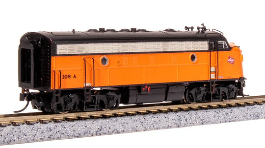 Broadway Limited Imports, 7755, N Scale, EMD F7 A/B Set, Milwaukee Road, #108A/111B, DCC & Sound