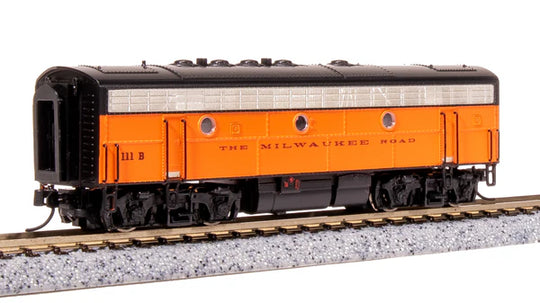 Broadway Limited Imports, 7755, N Scale, EMD F7 A/B Set, Milwaukee Road, #108A/111B, DCC & Sound