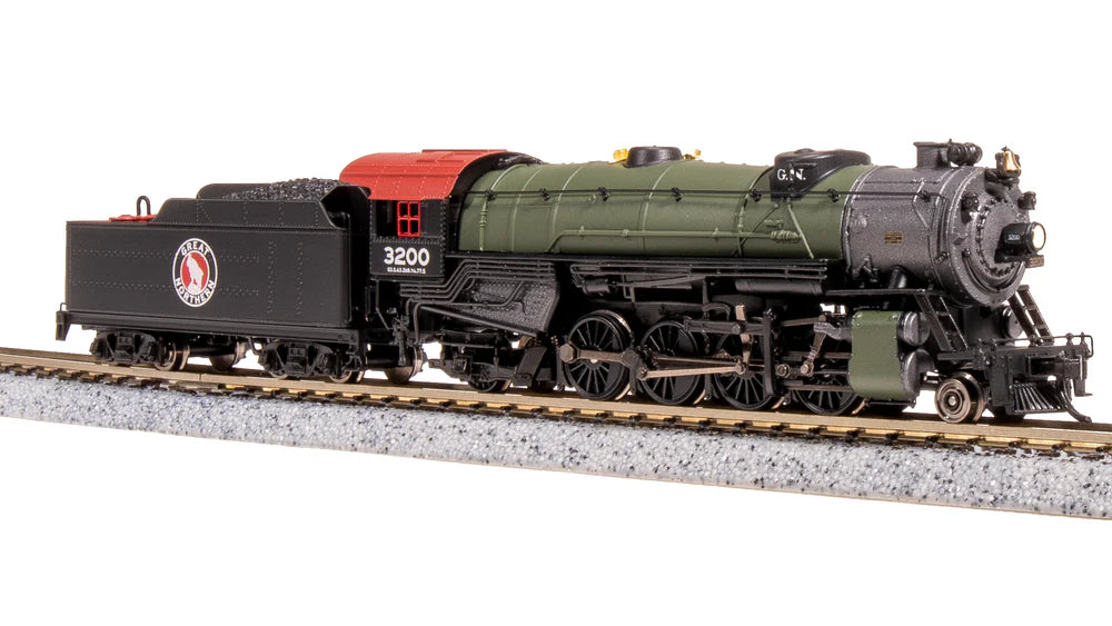 Broadway Limited Imports, N Scale, 7832, USRA Heavy Mikado, Great Northern, #3200