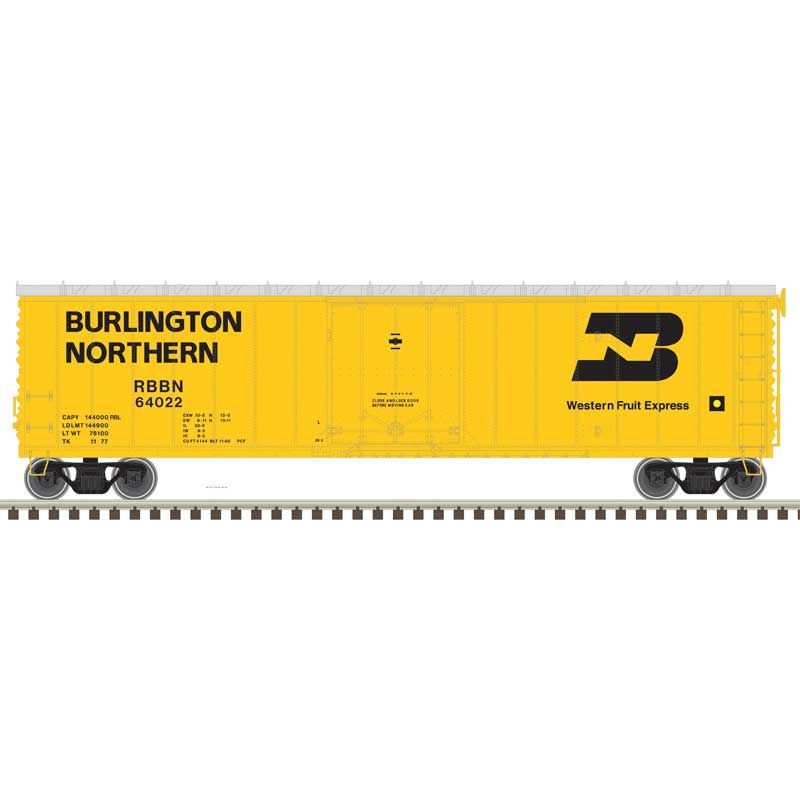 Atlas, 20 007 018, HO Scale, 50' Plug-Door Boxcar Master, Burlington Northern, #64022