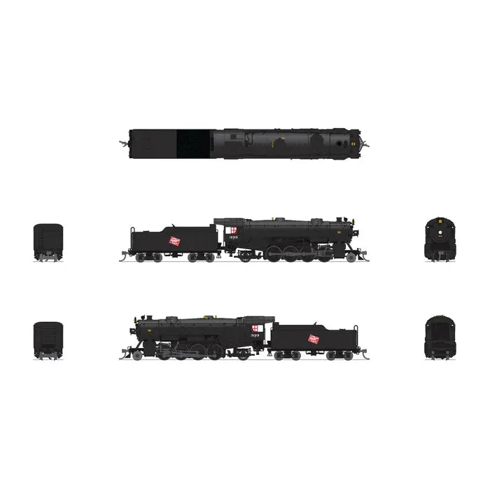 Broadway Limited Imports, 7836, N Scale, USRA Heavy Mikado, MILW, #333