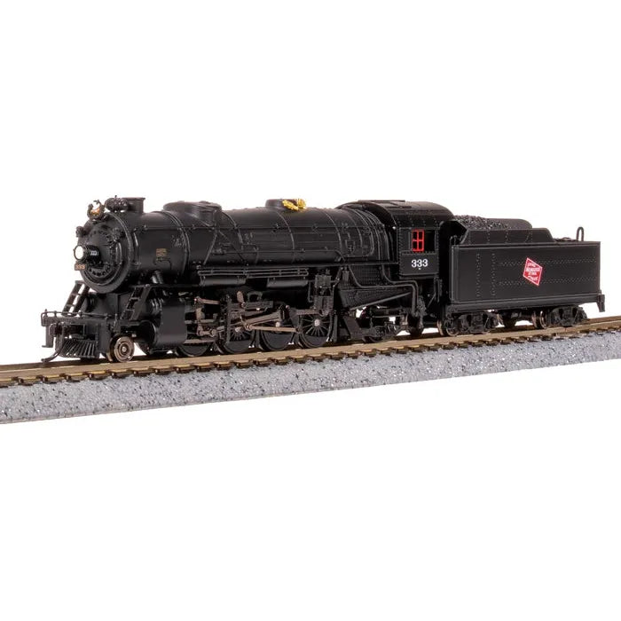 Broadway Limited Imports, 7836, N Scale, USRA Heavy Mikado, MILW, #333