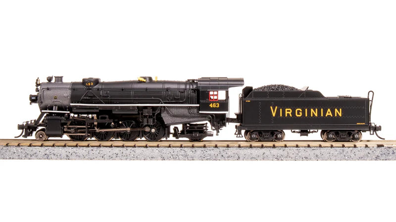 Broadway Limited Imports, N Scale, 7840, USRA Heavy Mikado, Virginian , #463