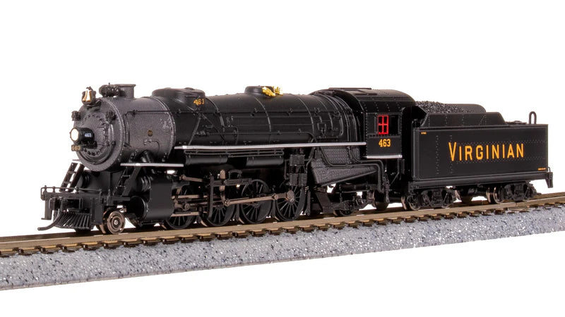 Broadway Limited Imports, N Scale, 7840, USRA Heavy Mikado, Virginian , #463