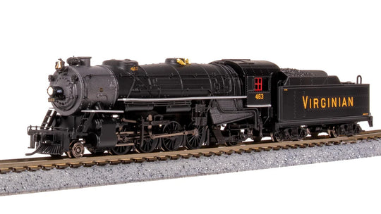 Broadway Limited Imports, 7840, N Scale, USRA Heavy Mikado, Virginian , #463