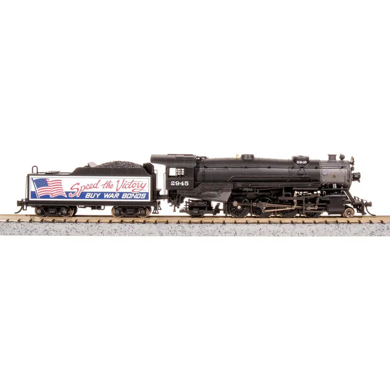 Broadway Limited Imports, 7842,  N Scale, USRA Heavy Mikado, "Buy War Bonds" Billboard , #2945