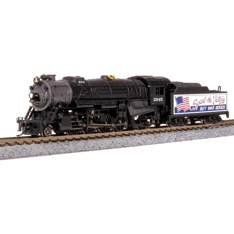 Broadway Limited Imports, N Scale, 7842, USRA Heavy Mikado, "Buy War Bonds" Billboard , #2945