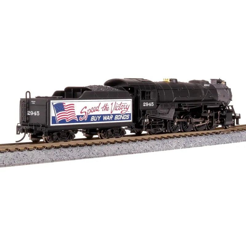 Broadway Limited Imports, N Scale, 7842, USRA Heavy Mikado, "Buy War Bonds" Billboard , #2945