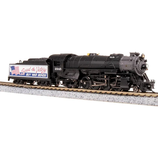 Broadway Limited Imports, 7842,  N Scale, USRA Heavy Mikado, "Buy War Bonds" Billboard , #2945