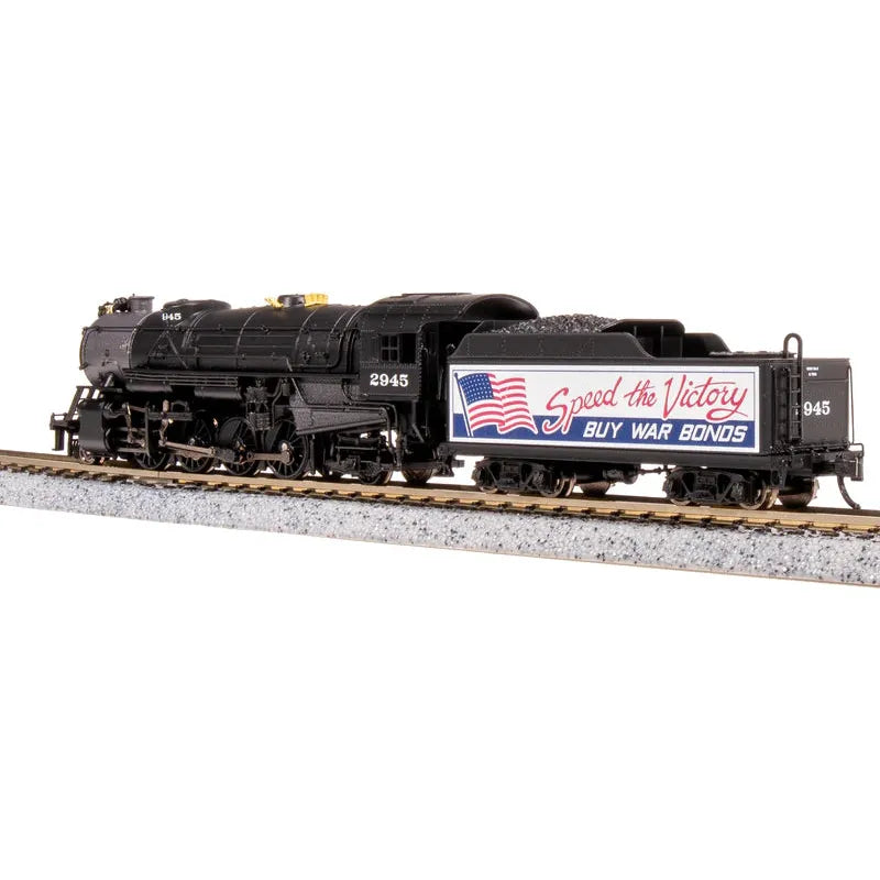 Broadway Limited Imports, N Scale, 7842, USRA Heavy Mikado, "Buy War Bonds" Billboard , #2945