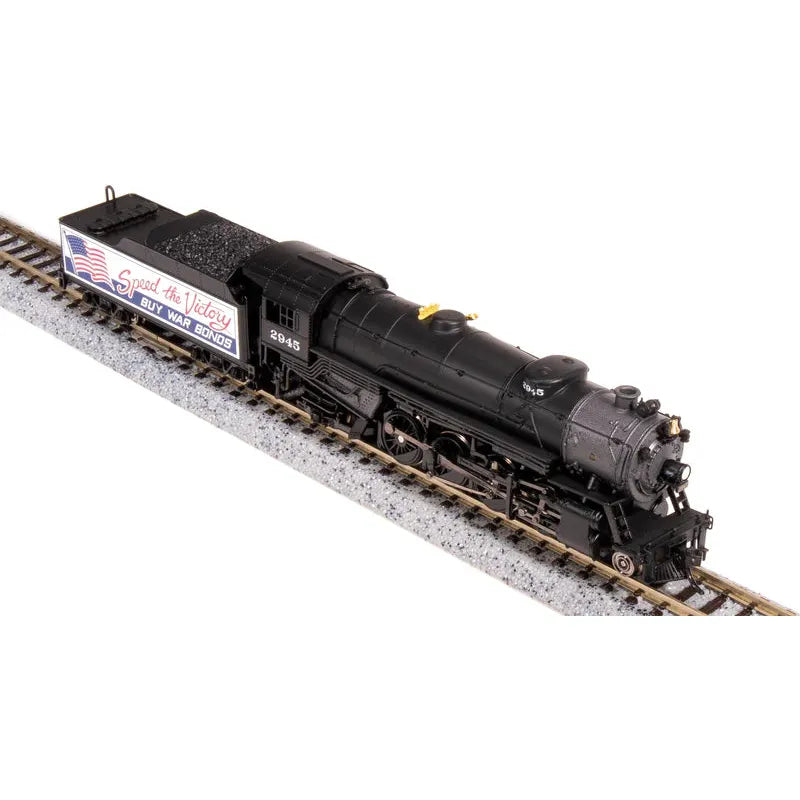 Broadway Limited Imports, N Scale, 7842, USRA Heavy Mikado, "Buy War Bonds" Billboard , #2945