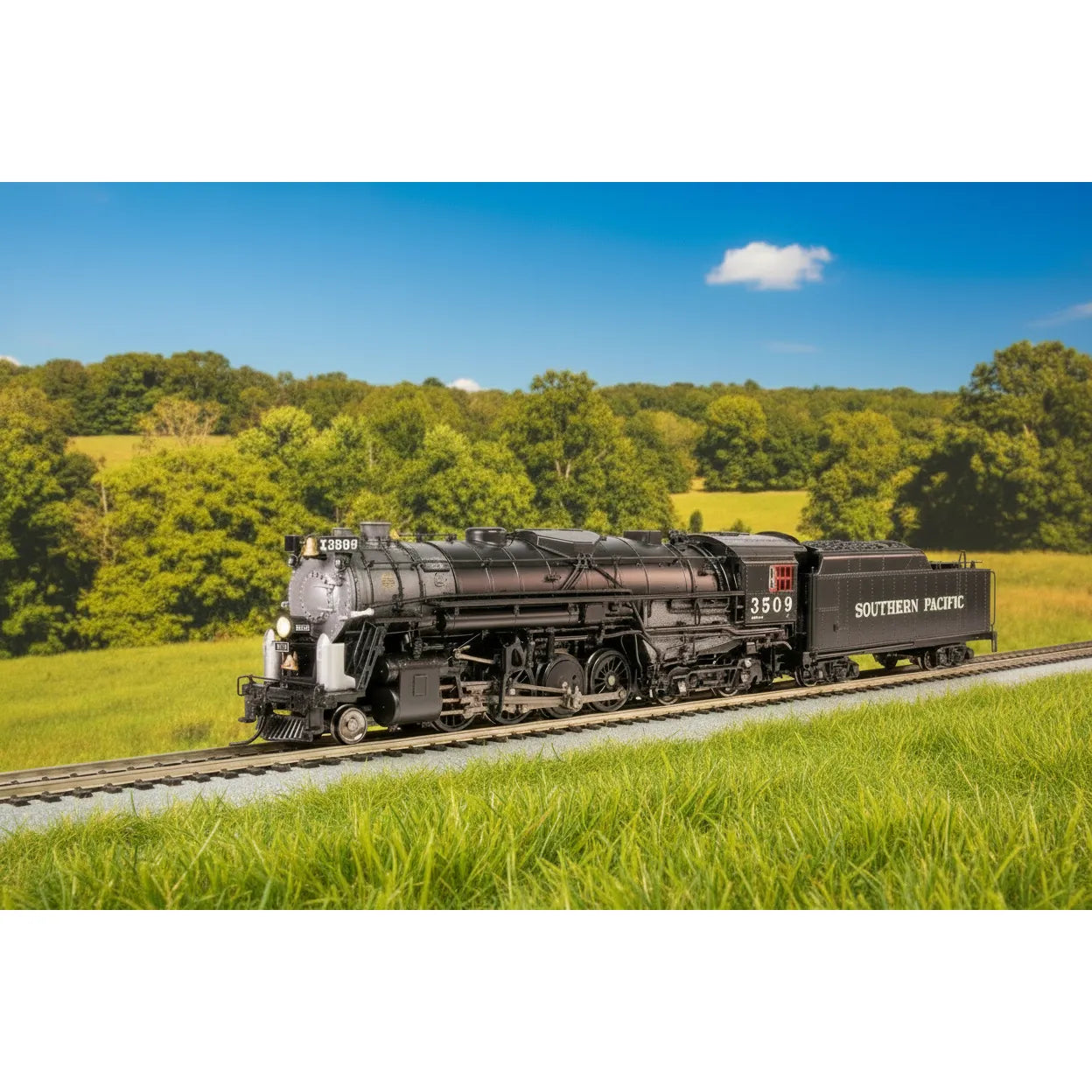 Broadway Limited Imports, 7900, HO Scale, Class T1A 2-8-4 Berkshire, Southern Pacific, #3501, Paragon4 Sound DC/DCC, W/Smoke