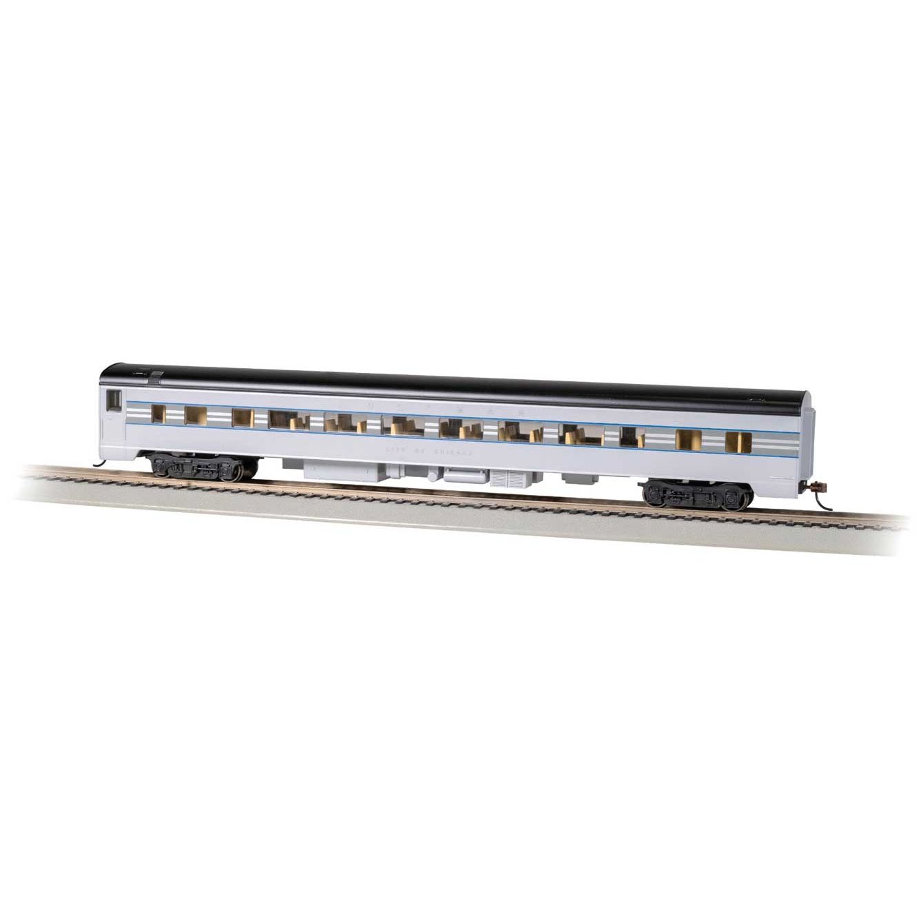 Bachmann, 14216, HO Scale, 85' Smooth-Side Coach, NYC -City Of Chicago