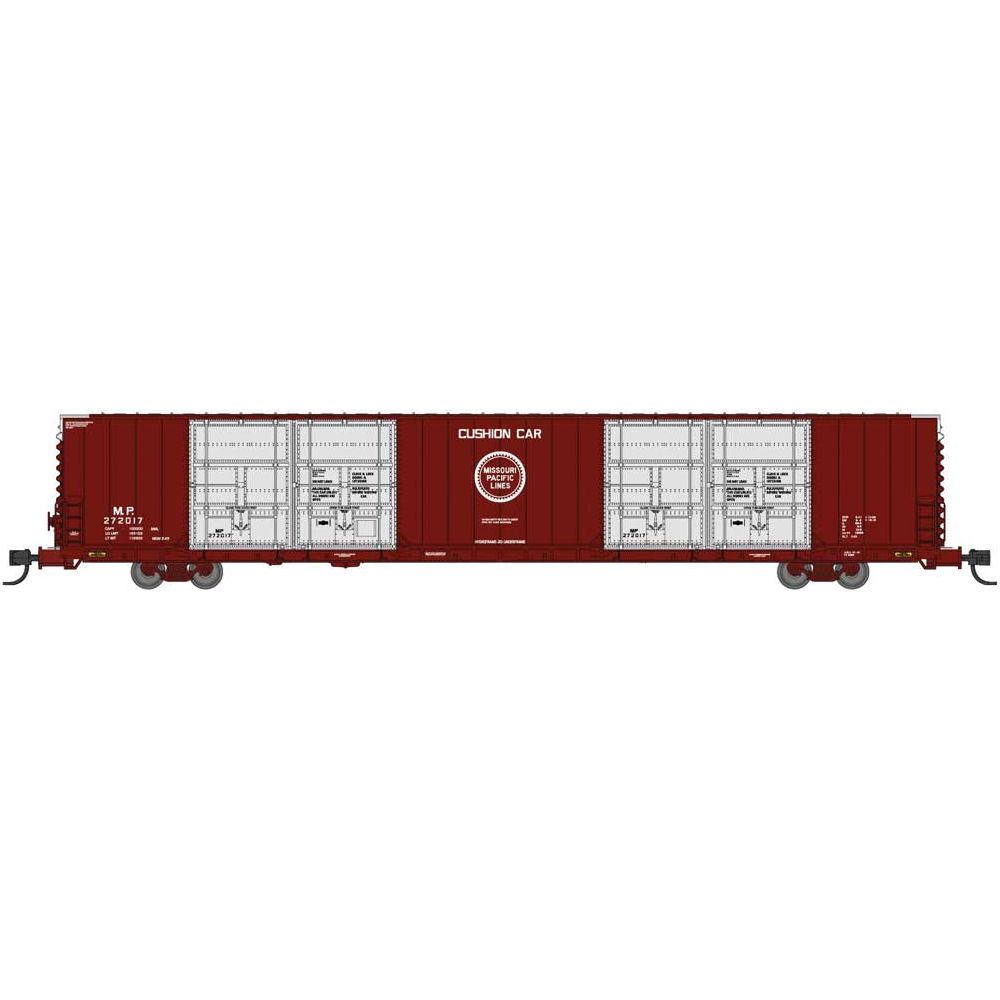 Bluford Shops, N Scale, 87280, 86’ Quad Door Boxcar, Missouri Pacific, #272017