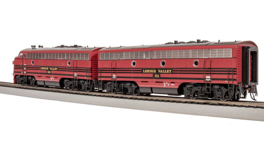 Broadway Limited Imports, HO Scale, 8163, EMD F3 A/B Diesels, Lehigh Valley #510/#511, Paragon4 Sound/DC/DCC