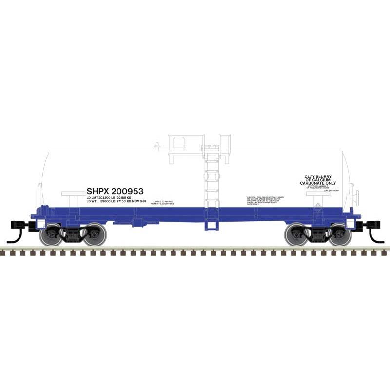 Atlas Master Line N 50006158 Kaolin Tank Car, ACFX #200953 (White/Blue)