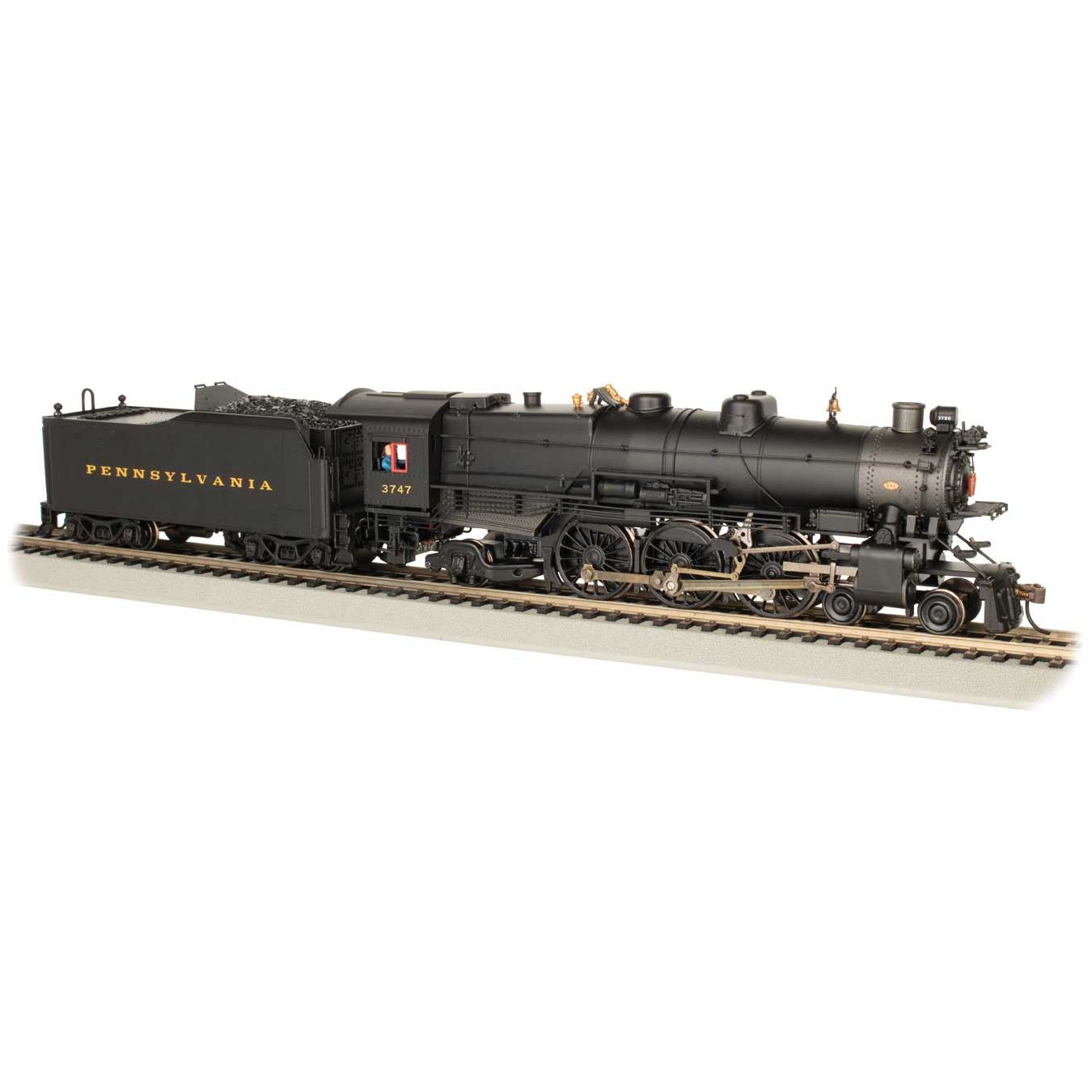 Bachmann, HO Scale, 84406, Pre-War K4 4-6-2 with Slat Pilot, Pennsylvania Railroad, #5492