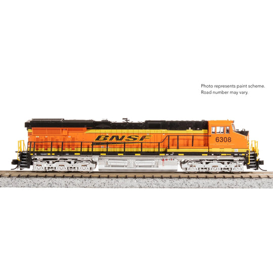 Broadway Limited Imports, 8623, N Scale, GE ES44AC, BNSF, #6308, Stealth, DCC Ready