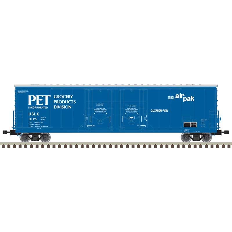 Atlas Master Line, HO Scale, 20006778, Evans 53' Double Plug Door Box Car, PET Inc., #11134