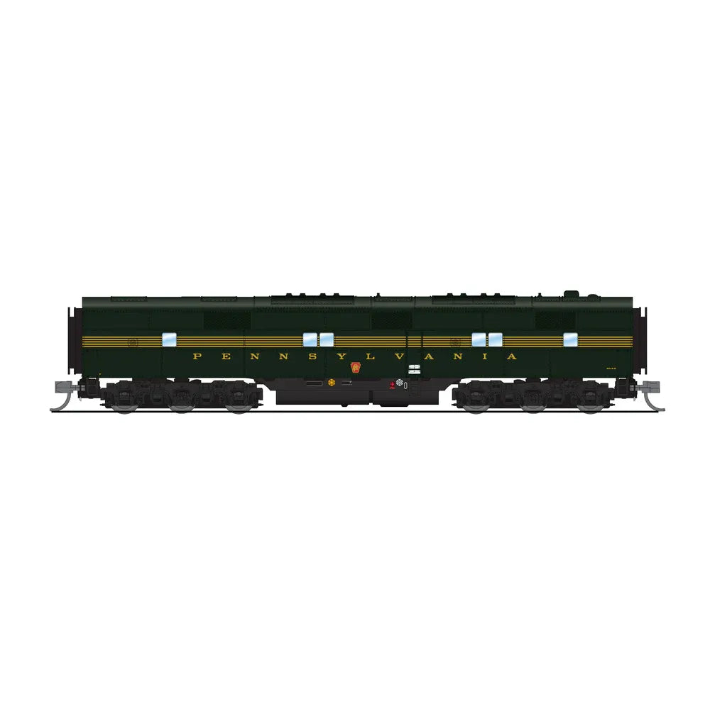 Broadway Limited, 8772, N Scale, EMD E7A/Unpowered B Set w/Sound & DCC - Paragon4(TM) -- Pennsylvania Railroad #5844A, 5844B (5-Stripe, Brunswick Green, yellow)