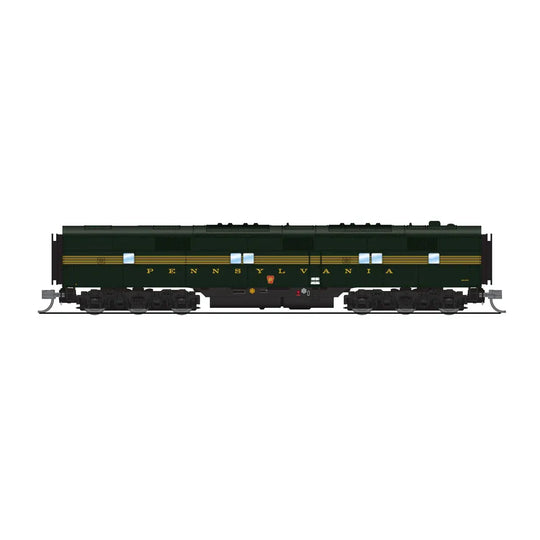 Broadway Limited, 8772, N Scale, EMD E7A/Unpowered B Set w/Sound & DCC - Paragon4(TM) -- Pennsylvania Railroad #5844A, 5844B (5-Stripe, Brunswick Green, yellow)