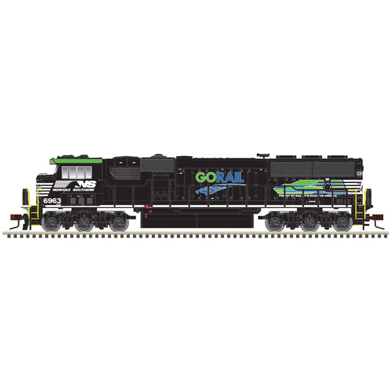 Atlas Master Line, 40003990,  N Scale, EMD SD60E, Norfolk Southern (Go Rail), #6963, DCC & Sound